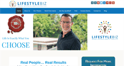 Desktop Screenshot of lifestylebiz.com.au